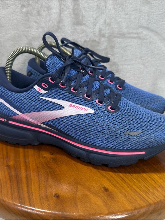 Brooks Shoes - Brooks Ghost 15 Blue Pink Women's Running Shoes Sz 8.5 1203801B469
